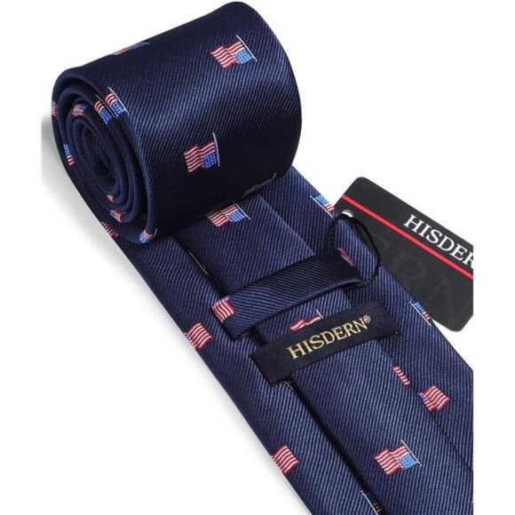 Ties for Men Solid Houndstooth Neckties Handkerchief Formal Business - Picture 4 of 6